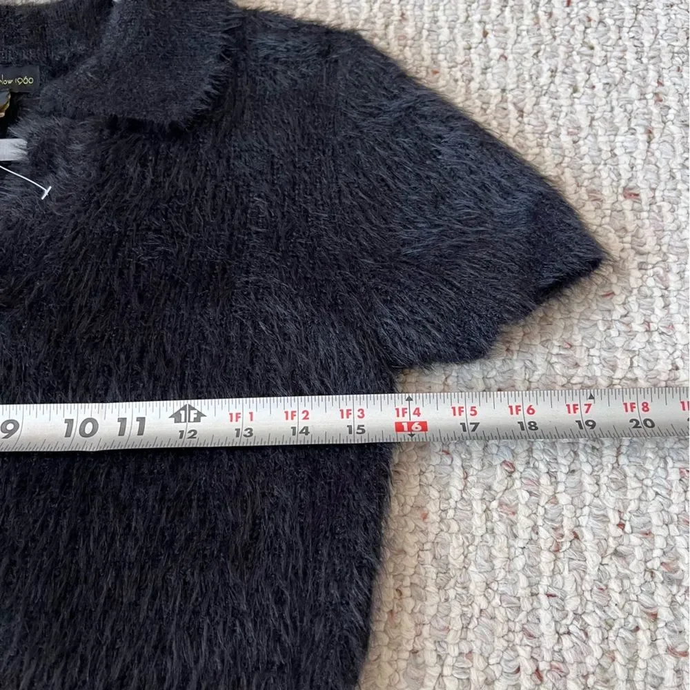 House Of Harlow 1960 Fuzzy Knit Sweater Skirt Set Small